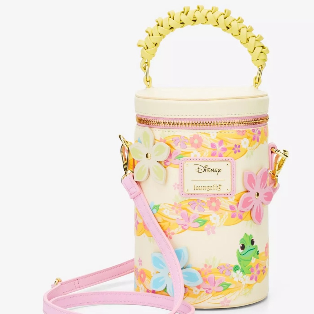 Loungefly Disney Tangled Rapunzel Golden Hair Crossbody Bag - BoxLunch Exclusive